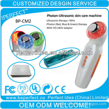 Handheld Ultrasonic Photon Therapy Beauty Instrument